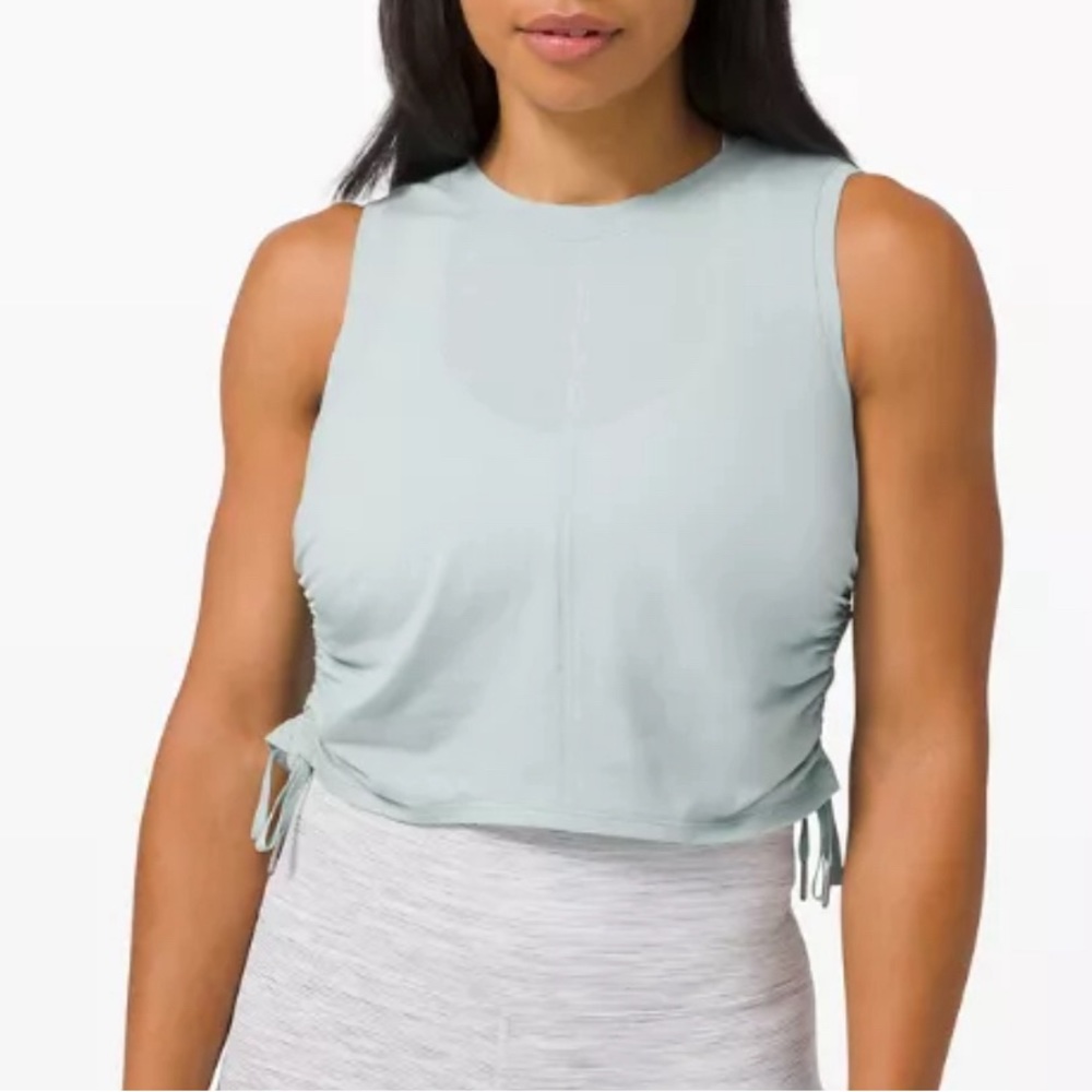 Lululemon Women's Sleeveless Light Blue Top